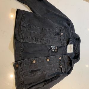 Holister distressed jean jacket